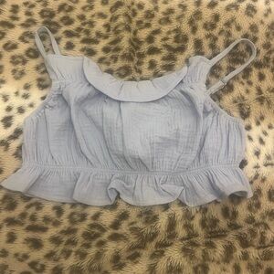 Never worn baby blue top!